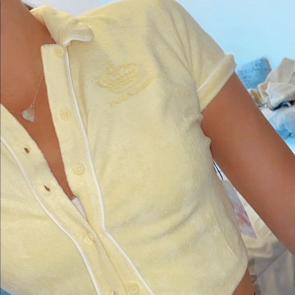 F21 x Juicy terry cloth shirt - Picture 3 of 5